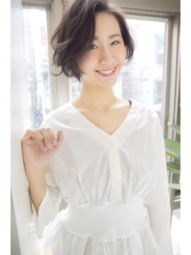 アリエ(Allie) 【Allie】アッシュブラック×大人カワイイショートヘアカールver