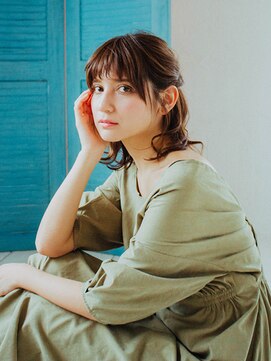 エクファ ヘア リゾート 大津 瀬田店(ex-fa hair resort) 【瀬田◆エクファヘアリゾート】カジュアルハーフアップ