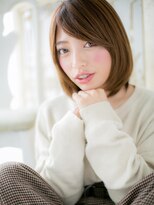 モッズ ヘア 福岡姪浜店(mod's hair)&nbsp;*mod's姪浜*…インナーカラーで小顔美人☆前下がり大人ボブc