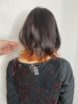 ベルフェミンキルン(Belle femin kilun) ラインカラー×オレンジ ミディアムレイヤー デザインカラー