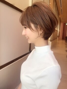 アフロート ギンザ(AFLOAT GINZA) 【小鳥居】シルキーベージュ大人可愛いボブショート前上がりボブ