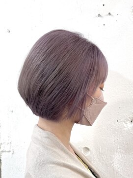 リッカ(RICCA) パールラベンダー×ショートボブ♪