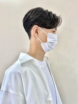 ケアパーマ　毛流れセンターパート