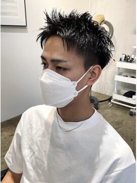 ザデイ カットアンドカルチャーショップ(THE DAY CUT&CULTURE SHOP) 直毛×スパイキーショート【千葉/メンズカット/コンマバング】
