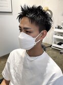 直毛×スパイキーショート【千葉/メンズカット/コンマバング】