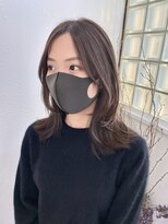 ロマーリ(LOMARLIE)&nbsp;グレージュレイヤーカット_ブリーチしないダブルカラー