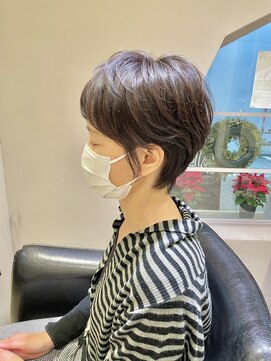 シェル 国分寺(shell) グレージュカラー/ボブウルフ/黒髪/ココアベージュ