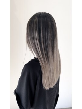 サロン 名和店(SALON) ホワイトベージュのバレイヤージュ