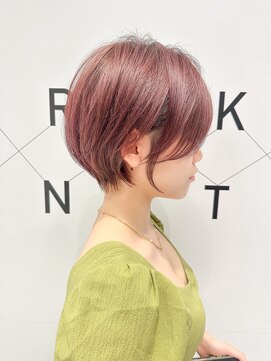 ハルキミナト ジャパン ヨコハマ(HARUKI MINATO japan YOKOHAMA) ★丸みショート★20代30代40代50代オリーブグレージュ