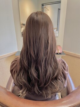 ラポール(RAPPORT) シースルーバングとショコラベージュ