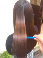 カミビト マヴィー(kamibito mavie)&nbsp;縮毛矯正ロング♪コスメストレート髪質改善ココアベージュ★