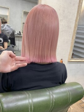アポロ 横浜駅店(apollo) ピンクカラー / 裾カラー / ケアブリーチ / ブロンド
