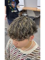 オムデュー(HOMME DEUX)&nbsp;【KAITO】波巻きケアパーマ×ハイライト！