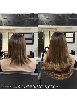 ヘルツ(Hz.) シールエクステ80枚