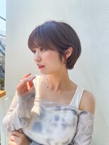 アンバー 池袋(amber)&nbsp;切りっぱなしボブ/美髪/ピンクブラウン[池袋駅]