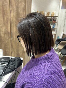 アヴァンス セブンパーク天美 松原店(AVANCE.) 切りっぱなしボブ☆イルミナカラー