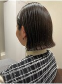 切りっぱなしボブ