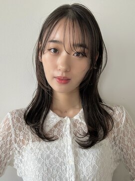 ディッセンバー 渋谷(December) 【December】小顔カットブリーチなしベージュ酸性ストレート