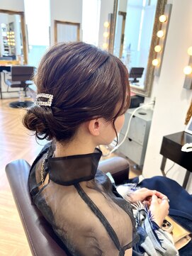 コワファースト  させぼ五番街店(COIFF1RST) 定番★シニヨンアレンジ