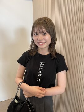 アム(amu) ミルクティーベージュ/ブリーチカラー/ベージュカラー