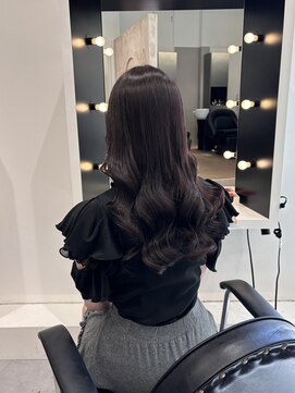 エトバイイオエ(et by ioe) 黒髪/ボブルフ/ネビージュ/小顔/ワンレン/髪質改善/グレージュ