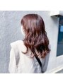 アイリスヘアー(iris hair) ピンクブラウンナチュラルでツヤも出て綺麗です☆