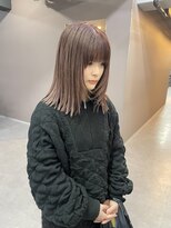 レブ 三条河原町(Reb,) ピンクベージュワンブリーチケアブリーチ顔周りウルフレイヤー