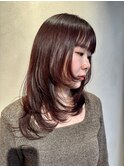 レイヤーカット20代30代髪質改善ハイライトインナーカラー立川