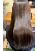 美容液が入った髪質改善カラー