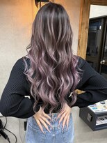 サニー 渋谷(SUNNY) ラベンダーピンクバレイヤージュ、ハイライト、レイヤー