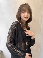 ロンドプロフィール 浦和(Lond profil)&nbsp;顔まわりレイヤー外ハネ韓国風ヘア髪質改善浦和ボブ