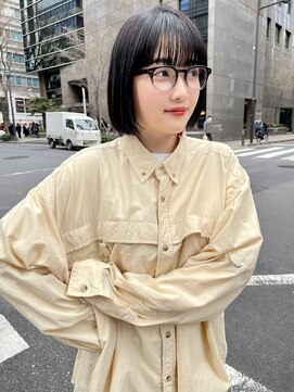 ソト 銀座(soto.) ハイライトカラー/くびれヘア/レイヤーパーマ/ミニボブ[銀座]