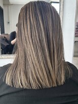 シーン(hair design SCENE)&nbsp;バレイヤージュ/ソフトグレージュ