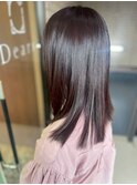 セミロング20代30代40代50髪質改善しっとり艶重ねる美髪スタイル