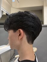 ニコ トウキョウ ヨコハマ(nico)&nbsp;メンズセンターパートウルフセンターパートニュアンスパーマ襟足