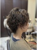 波巻きパーマ