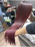 ボルドーカラー×ハイブリッドトリートメント♪