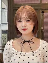 ロンドフルール 大宮東口(Lond fleur) ミニウルフレイヤーカット顔周りカット前髪カット韓国ボブ/大宮