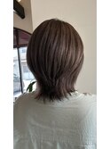 レイヤー×透明感ラベンダーブラウン