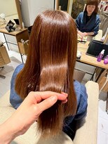 ヘアリゾート粋 リマ 銀座店(lima)&nbsp;オレンジブラウン/艶髪/透明感カラー