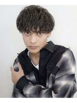 ゴート(GOATO) シャドウパーマ ラウンドマッシュ 鹿児島メンズ