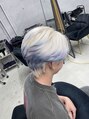 リエル 札幌大通(Lielle)&nbsp;デザインハイトーンカラー☆ダブルカラー/ハイトーン
