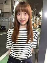 ソイ コンク 下北沢(soi conc) ロングレイヤーカット/ラウンドバング/ベージュカラー/下北沢◎