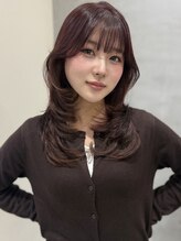 シェノン 夙川(CHAINON) ミルクブラウン/レイヤー/ボブ/顔周り/髪質改善酸性縮毛矯正