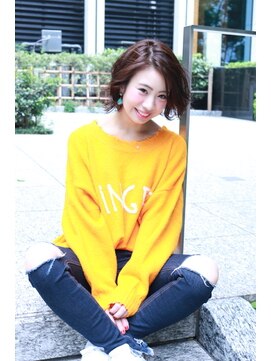 ヘアサロンM 新宿 ☆フェミニンショートボブ☆