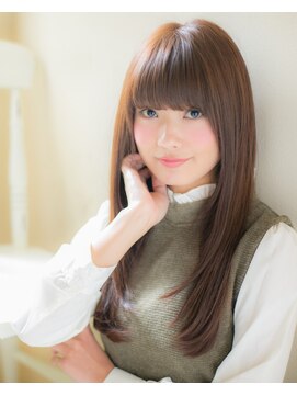 モッズ ヘア 福岡姪浜店(mod's hair) *mod's姪浜*…ウットリ見惚れる大人かわいい小顔ストレートd