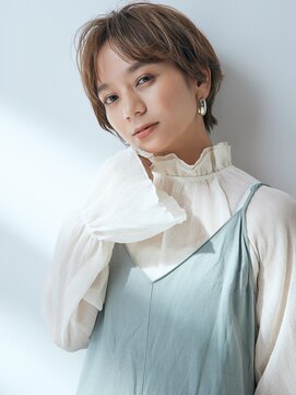 コムマティス 恵比寿ガーデンプレイス(Comme Matisse) スリークショートオリーブカラー/黒髪[恵比寿/恵比寿駅]