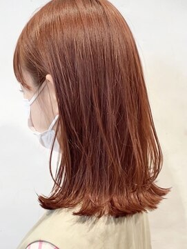 ガーデントウキョウ(GARDEN Tokyo) 【GARDEN荒井夏海】大人ミディアムレイヤー × オレンジブラウン