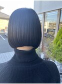 ぱっつんボブ