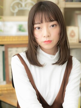 カバーヘアアンドスパ ブリス 浦和(COVER HAIR&SPA bliss) シースルー前髪小顔前下がりウルフレイヤーa浦和20代30代40代